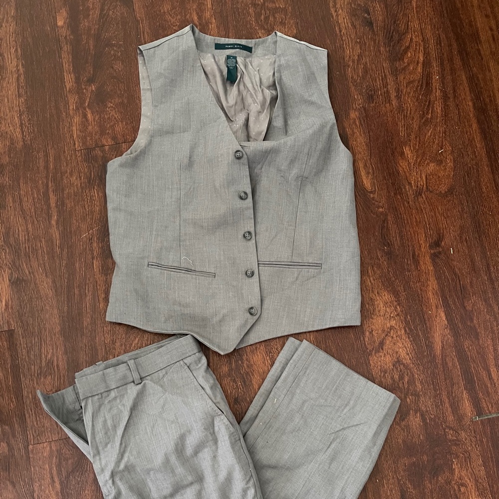 Perry Ellis vest and pants